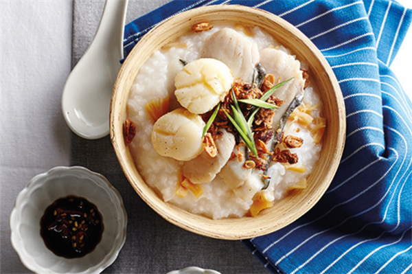 Cháo cối sò điệp