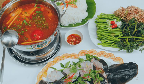 Cá Nhám 2 Món (Nấu Lẩu Măng Chua, Nướng Muối Ớt)