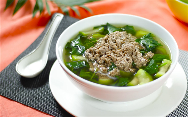 Canh Cua Mồng Tơi Rau Đay