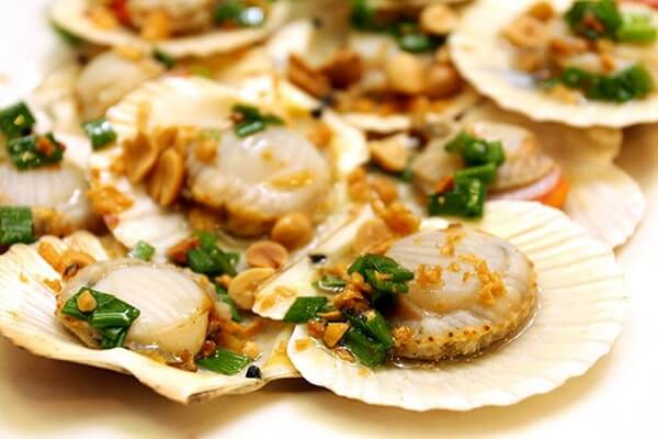 Sò Điệp Nướng Mỡ Hành